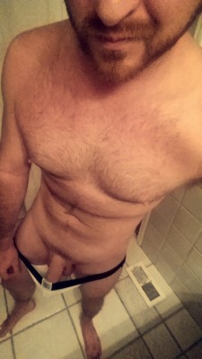 My cock wants out of this jock.   