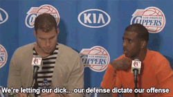 tankmage:  Chris Paul has a verbal slip up which brings Blake Griffin great joy (x)