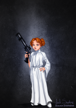Wendy Darling as Princess Leia