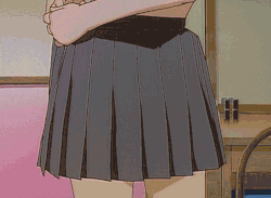 tiit:  #Unzip #Pleated Skirt #Anime