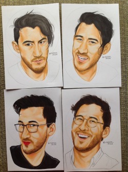 flamingodrawings:  Ayyy my latest fanarts of @markiplier. I love him so much❤️ [i’m @pigeonn_milkk on Instagram and Twitter]  These are so good!