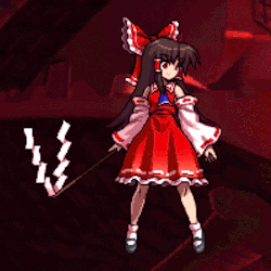freeandshonenspirit: dna-conquest:  Touhou 14.5 Urban Legend in Limbo Character idle Animations.   