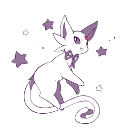 liteee:Haven’t done Espeon in a long time! 