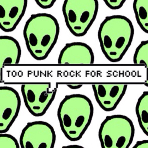 Alien punk rocker fucked