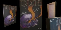 SIGNED TOOL ART ON CANVAS&hellip;..WANT