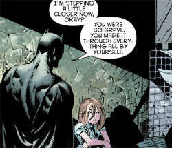 valwing:exvind:justiceleaque:Hi, Clair. I’d like to come in and talk with you. Would that be all right?This is the Batman we need to see more often. The one who remembers what it was like to be a scared child, one who knows how to handle situations