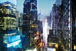 pleoros:  Christophe Jacrot Cities In The Rain New York City New York City Paris Paris Hong-Kong Tokyo  