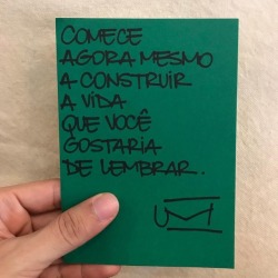 um-cartao:Atitude moldam boas memórias. (em Rio de Janeiro, Rio de Janeiro)