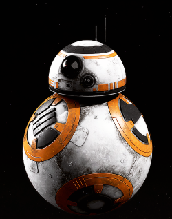 moonchild30:  I named him BB-8 because it  was almost onomatopoeia. It was sort of how he  looked to me, with the 8, obviously, and then the 2 B’s. - J.J. Abrams