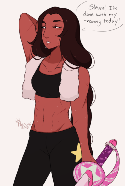 princessharumi:    They both find out that the best part of training is the after training healing session ~   +Connie’s POV   I feel ya kid~ &lt;3 u&lt;3