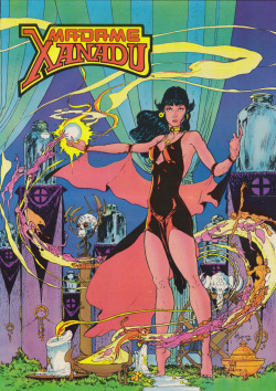 Pull-out poster from Madame Xanadu Special No. 1 (DC Comics, 1981). Art by Michael Kaluta. From Anarchy Records in Nottingham.
