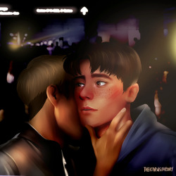 &ldquo;I know,&rdquo; Marco whispers - Jean can feel curious glances being thrown their way, creeping across his skin like ants. &ldquo;I know, but&ndash; I just&hellip; I just need&hellip;&rdquo;He presses a little closer to Jean. There&rsquo;s a short,