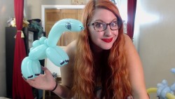 kayleepond:  The balloon animals/things that I made during tonight’s show! Always super fun! Oh and we played with “B’loonies” with mixed results!