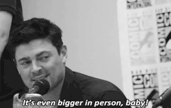 naughtyornicechekov:  prurientmischief:  prurientmischief:  shit fuck damn i bet it is ok  WHY DOES SOMETHING THAT WAS SUBMITTED TO ME HAVE SO MANY NOTES  because it’s karl urban making a dick joke like a fucking 12 year old 