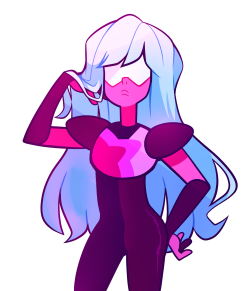 mobuzilla:  I like this idea of Garnet with Sapphire’s hair 