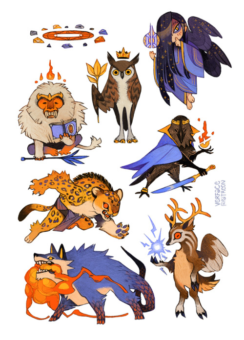 sticksandsharks:demonology // angelologynames &amp; bases in image description.some sticker sheets I hope to have for MCM London later this month!