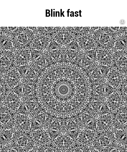 Blink fast.  Don&rsquo;t get dizzy.
