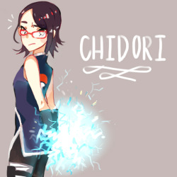brittsart:  art request of Sarada using Chidori! I was pretty nervous with making the Chidori, but I think it turned out pretty decent :-)(Also, should Sarada thinks be tagged sasusaku? I see it a lot but idk)