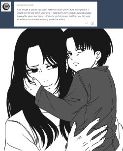 ask-theackermans:  (( Here you go! I drew Levi as well, hope it’s okay~ )) 