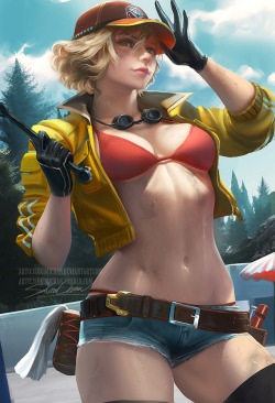 sakimichan:   I guess This month’s FFXV month &lt;3 did a piece of CindyAurum Perfect chance to practice bikini+ anatomy!Going for more realistic feel. NSFW,PSD+high res,steps,vidprocess etc&gt;https://www.patreon.com/posts/cindy-aurum-term-8145679