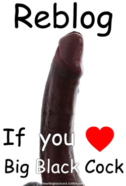 mikeysucksit:  I SAY IT OVER….AND OVER…I LOVE BIG BLACK COCK