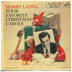 classicwaxxx:  Mario Lanza “Four Favorite Christmas Carols” EP - RCA Victor Records, US (1956).