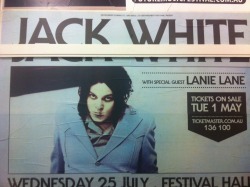 jack white IS rock n roll. if any of you ever get the chance to see him perform, for fuck&rsquo;s sake, DO IT. And have your mind blown.