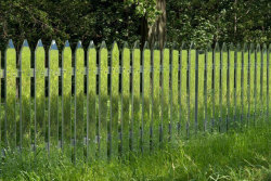 steffy-beff:  urhajos:  Mirrored Fencing  Imagine your pet out in the yard with these things up 
