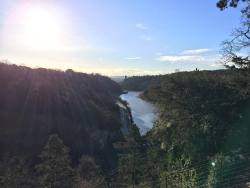 jamescolman:  View from the Downs of the Clifton Suspension Bridge in the Avon Gorge.
