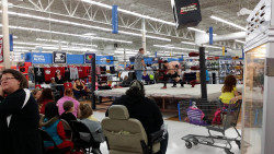 breakyoursoulapart:  smoothsailing-mcbride:  omgbuglen:  Walmart is not a store, walmart is a state of mind  Black Friday match.    And I thought it was weird when they had wrestling at Anime North.