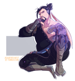 aquafreshest:  ive been feeling sad so i doodled up a quick sleeping dragon but srsly i headcanon’d that hanzo catches cap naps pre-mission whenever he can but viciously denies it genji: you were asleephanzo: i was only resting my eyes genji: u were