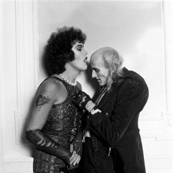 therealmickrock:  Tim Curry and Richard O'Brien on the set of The Rocky Horror Picture Show Official – 1974