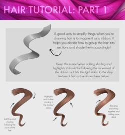 cosmos-kitty: Here’s the first part to the hair tutorial, since there’s a lot to cover here I’m starting off with the basics then moving onto different hair textures and types in the next one ✧  Those who pledge to me on Patreon will get the