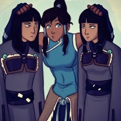 world-of-avatar:  Hehe, I just realized that if bolin and eska got married and mako and korra got married then their kids will be cousins in two ways. I guess they’ll be first cousins and 2nd cousins.lol that’s kinda cool #eska #bolin #korra #lok