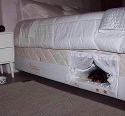 awwww-cute:  This bed has a built-in dog bed (Source: http://ift.tt/2wozoyj)