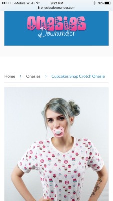 spoiledprincesskate:  Daddy just ordered me my first onesie from Onesies DownUnder!!! I love their pacis, so I really hope I love their onesies too!