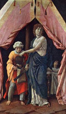 classic-art:  Judith and Holofernes Andrea Mantegna 
