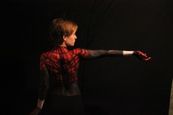 amenafaye:  SpiderGirl. Makeup done and photos Taken by bloodyrayzombie   Love to get snugged in ure web!such delghts understanding much better about preying mantis