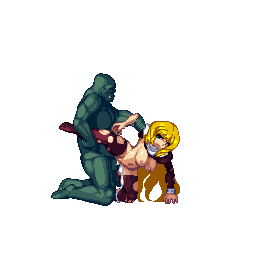 Busty blonde adventurer with big tits getting raped by an orcâ€™s monster cock until he fills her with a massive load of his cum.
