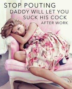 amarriedsissy:  bimbo-in-training:  luya23:  Is it time yet?  @misogynystyle yes please! Nice caption!http://amarriedsissy.blogspot.com/