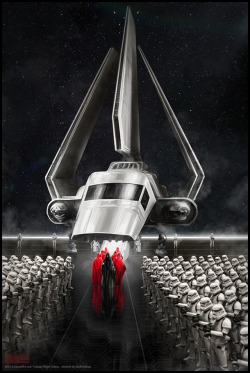 xombiedirge:  Star Wars: The Emperor’s Arrival by Mark Molnar / Tumblr