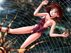 tenacles-jelly:picture by “Ranman” Monster Spider &amp; Monster Centipede Rape to Take the Spider Web Fairy Girl 