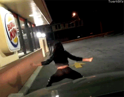 d-apostrophe-sean:  ohheyitsgaby:  d-apostrophe-sean:  twerkgifs:  me waiting for my food in the drive thru  BURGER KINBG  Hate bk  FUCK YOU BITCH DID ANYONE ASK YOU I DIDNT THINK SO GTFO UGLY ASS THOT 