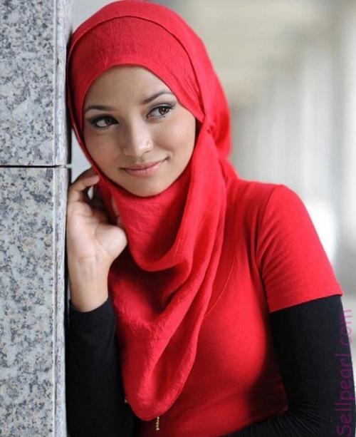 Fashion hijab muslim girls wedding