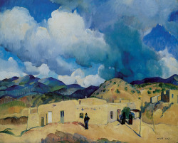 Leon Kroll (1884 New York City - 1974 Gloucester, Massachusetts); Santa Fe Hills, 1917