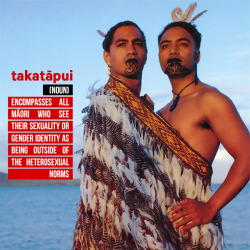 halafihi:  Takatāpui (noun) Encompasses all Māori who see their sexuality or gender identity as being outside of the [cisgender and] heterosexual norms. 