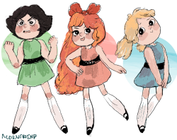 shannonarts:  been dying to draw the powerpuff girls!! 