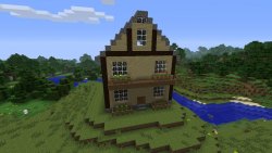 My house in xbox minecraft :) If you ever want to play, ask for my gamertag! Or if you have PC, I play on a great server too! NO GRIEFERS