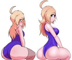 Doing some updating to my Patreon branding recently and I decided to redraw the pose in my banner. Seemed like a good opportunity to do a little side by side comparison.            