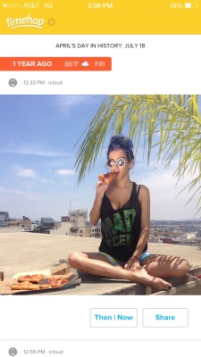 heyitsapril:  This time last year I was eating pizza on a roof dtla for @maddecent #loveyoumaddecent #missyoumaddecent